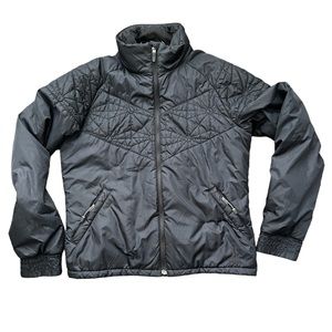 Nike ACG Black Quilted Outdoor Thermal Layer 2 Jacket Full Zip Youth Sz: L